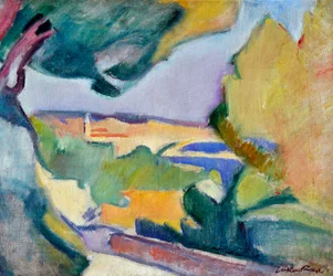 Välimeren maisema, n. 1907 (öljy kankaalle)