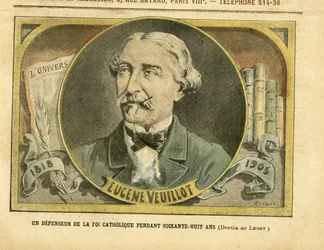 Kuva Achille Lemotista (1846-1909) Le Pelerinissä, 10.1.2005 - Katolisen uskon puolustaja 68 vuotta - Lehdistö/Media, Uskonto, L