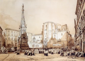 Kulkue Piazza San Domenico Maggiorella Napolissa