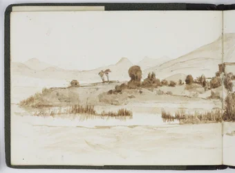 Luonnoskirja vesiväreistä, piirustuksia ja muistiinpanoja, Meksiko, 1896-1898 (akvarelli)