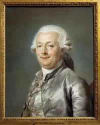 Ranskalaisen taidemaalarin Jean Jacques Bachelierin (1724-1806) muotokuva. Adelaide Labille-Guiardin maalaus (Labille Guiard