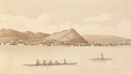 "Apia Bay, Upolu, NavigatorsIslands [Samoa] 18. syyskuuta 1849".