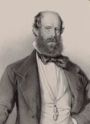 Säveltäjä Luigi Riccin muotokuva 1805-1859, 1858.