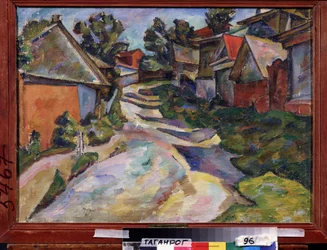 Maatie (maatie). Adolf Israelevich Milmanin (1886-1930) maalaus öljy kankaalle