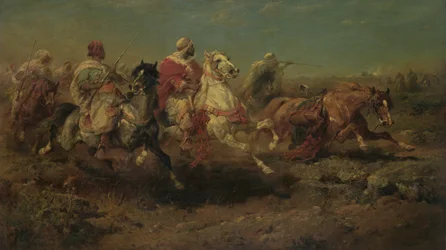 The Attack (öljy pellavalle)