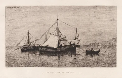 KalastusveneCoastal Shipping Boat Italian Coast..., 1874.