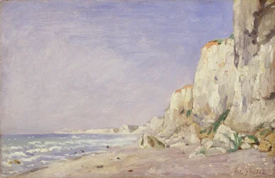 Kalliot lähellä Dieppeä, 1862