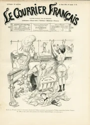 Kuva Adolphe dit Willettesta (1857-1926) Le Courrier francais -lehden kanteen