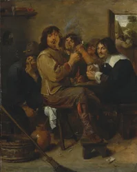 Tupakoitsijat, noin 1636