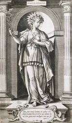 Tieteiden allegoria, Adriaen Collaert (noin 1560-1618).