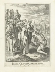 Spitaalisen parantaminen Kristuksen elämä (sarjan nimi) Vita I. Christi (sarjan nimi)