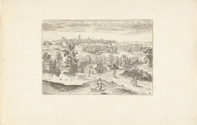Maisema lampineen Antwerpenin maisemat (sarjan nimi)