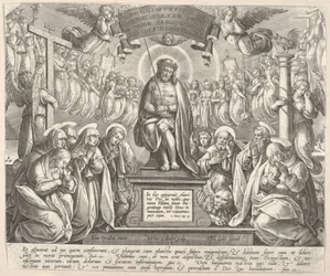 Surun mies kolmen Marian ja evankelistien kanssa,.n.d.