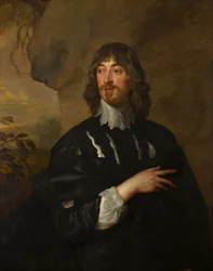Eversti, myöhemmin Lord Goringin muotokuva. Earl of Norwich (1585-1663), n. 1605-63 (öljy kankaalle)