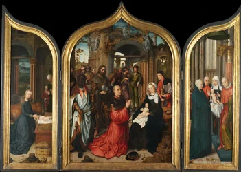 Syntymä, Maagien palvonta, Esittely temppelissä, 1510-12.