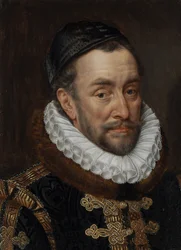 William I, Oranjen prinssi, n. 1579 (öljy paneelissa)