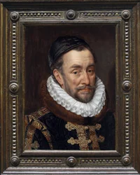 Vilhelm Vaikeneva (Vilhelm I, Oranian prinssi) - Orania-Nassaun Vilhelm I:n, Oranian prinssin, muotokuva (Oranian Vilhelm (Willem tai William) (1533-1584). Nassaun Vilhelm, Oranian prinssi, joka tunnetaan nimellä Vilhelm Vaikeneva, Orania N -suvun