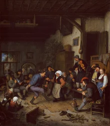 Merrymakers in an Inn, 1674.