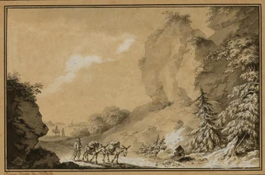 Sveitsin maisema Impression