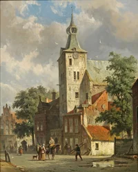 Adrianus Eversen - Alankomaiden kaupunkikuva