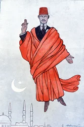 Pasha Mustafa Kemalin (Kemal Atatürkin) muotokuva