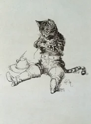 Le Chat Bottté - Charles Perraultin "saduissa", kuvitus Adrien Marie