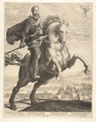 Rudolf II hevosen selässä