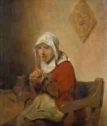 Grace Before Meat (öljy kankaalle)