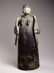 Gelede Body Mask, jorubakulttuuri, Beninin tasavalta (maalattu puu)