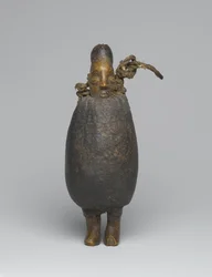Yaka-figuuri (puu, kangas, kuori, kuitu ja orgaaniset materiaalit)