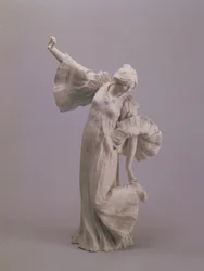 Tanssija, pöydän keskipisteestä, Sevres, 1900 (keksi)