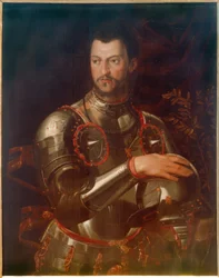 Herttua Cosimo I:n muotokuva panssarissa