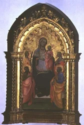 Madonna of Humility (tempera paneelissa)