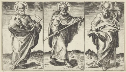 Jaakob Pienempi, Jaakob Suurempi ja Mattias Kristus, Maria, Johannes Kastaja ja apostolit (sarjan nimi)