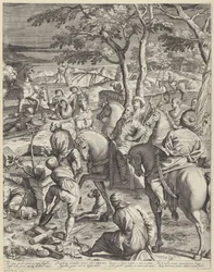 Kristuksen ristiinnaulitseminen (oikea osa)