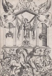 Koristepaneeli, n. 1514-36.