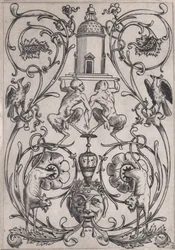 Panell ornamental, ca. 1514-36. finlandès