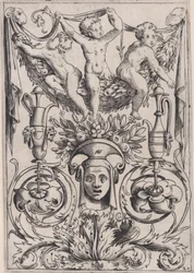 Panell ornamental, ca. 1514-36. finlandès