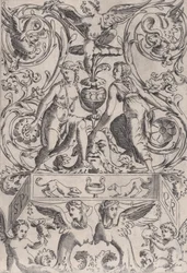 Koristepaneeli, n. 1514-36.