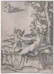 Venus ja Eros, n. 1514-36.