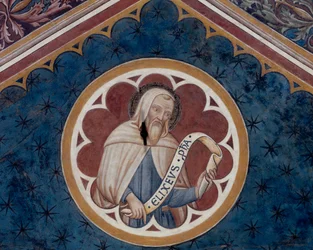 Profeetta Elisa, yksityiskohta (fresko)