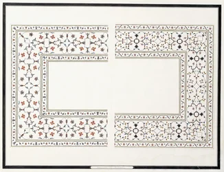 Mosaiikkikappaleita keisarin haudasta, n. 1815