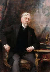 Gustave Eiffelin muotokuva 1832-1923