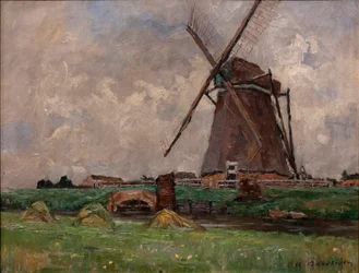 Hollannissa, n. 1892 (öljy kankaalle)