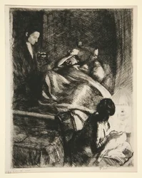 Synnytys, sarjasta Nainen