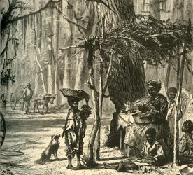 Tienvarsikohtaus Charlestonia lähellä, 1872.
