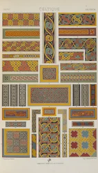 Celtic, levy 38 julkaisusta "Polychromatic Ornament: Sata lautasta kultaa, hopeaa ja värejä"