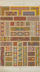Keskiaika, levy 32 julkaisusta "Polychromatic Ornament: Sata lautasta kultaa, hopeaa ja värejä"