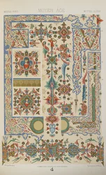 Keskiaika, levy 43 julkaisusta "Polychromatic Ornament: Sata lautasta kultaa, hopeaa ja värejä"