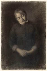 Muotokuva taiteilijan vaimosta nukkumassa (Marie Guilloux)